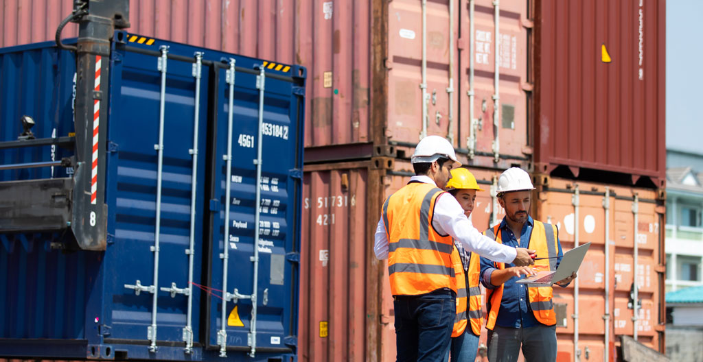 Container maritime